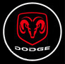 Светодиодная проекция логотипа DODGE