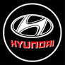 Светодиодная проекция логотипа HYUNDAI v.2